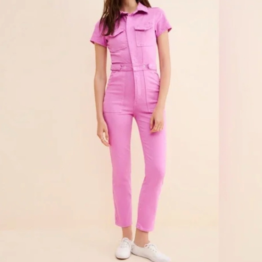 NWT Good American Fit For Success Jumpsuit - Mineral Lollipop